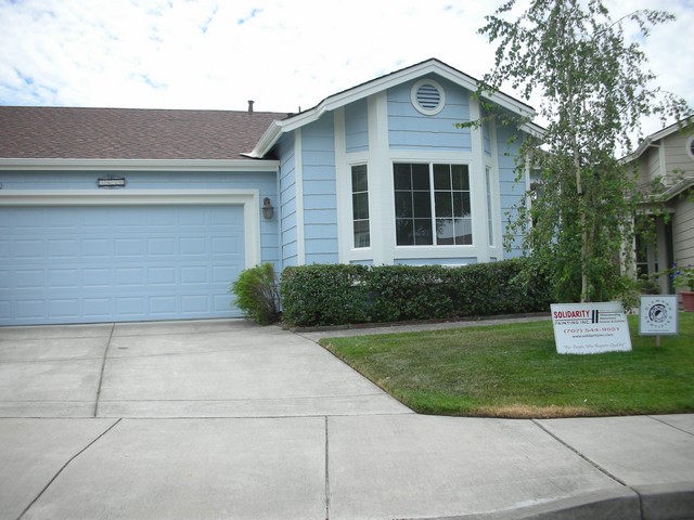 Light blue repaint with crisp white trim