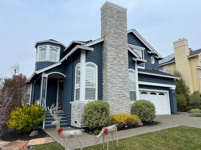 Completed exterior repaint