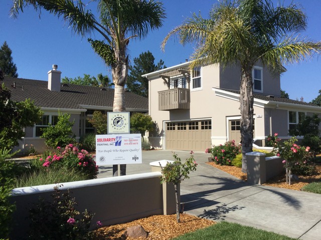 Completed exterior repaint