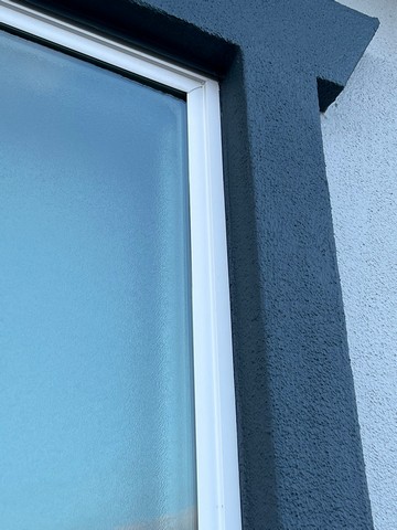 Prepped exterior awaiting finish coats