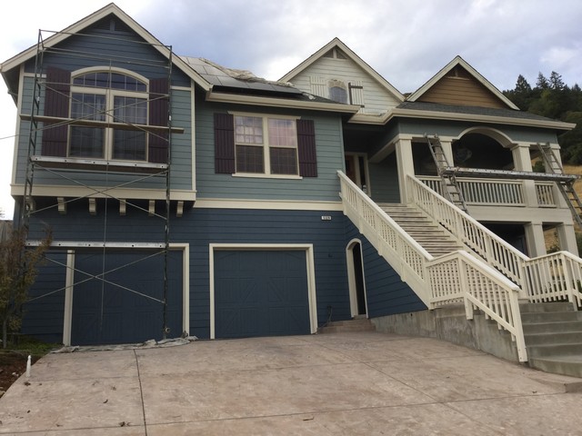 Completed exterior repaint