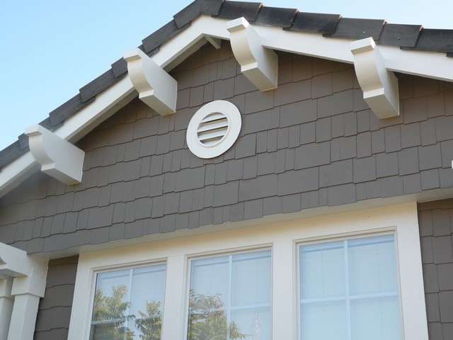 Completed exterior repaint with contrasting trim