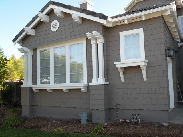 Front elevation after full prep and repaint