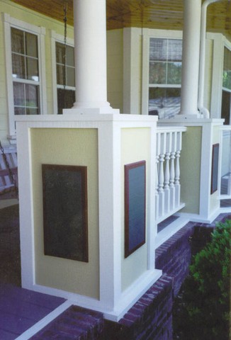 Exterior work in progress